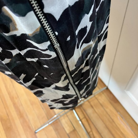 Ann Taylor Abstract Floral Watercolor Dress Sz 2 - Picture 5 of 8